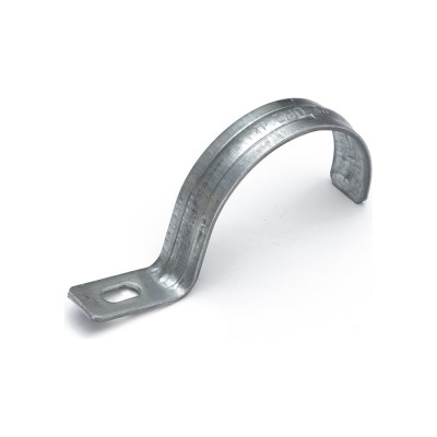 Металлическая однолапковая скоба Промрукав усиленная, противопожарная, СМОУ d48-50 мм, 50 шт. PR13.02406