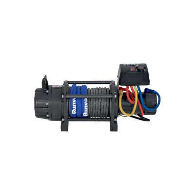 Электрическая лебёдка Runva 12V 13500 lbs 6136 кг синтетический трос 13.5XFSR