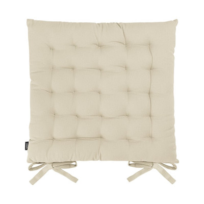 Подушка на стул Tkano коллекция Essential из хлопка бежевого цвета, 40x40 см TK24-CP0003