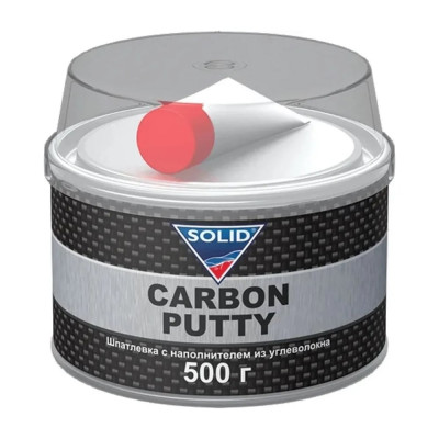 Наполнительная шпатлевка SOLID PROFESSIONAL LINE CARBON PUTTY (500 гр), с карбоновой нитью 516.0500