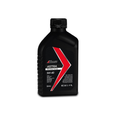 Моторное синтетические масло AKross Astra 5W-40 API SP ACEA А3/В4 PAO+Ester 1 л AMO0055