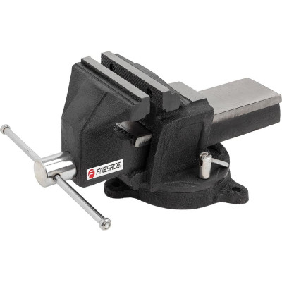 Тиски Forsage стальные, усиленные, поворотные, с наковальней 3"-80мм F-6540903(47309)