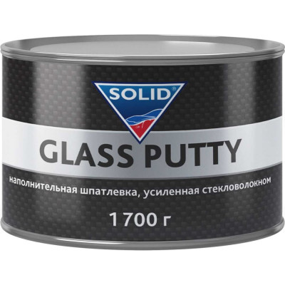 Наполнительная шпатлевка SOLID усиленная стек PROFESSIONAL LINE GLASS PUTTY - (1700 гр.) 517.1700.7