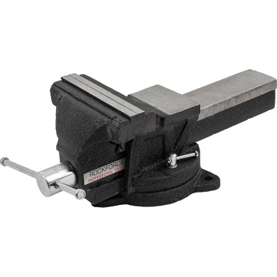 Тиски стальные поворотные с наковальней Rockforce 6" (150мм) RF-6540106(60514)