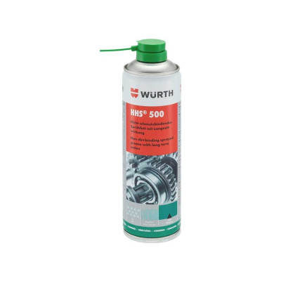 Высокоэффективная консистентная спрей-смазка Wurth HHS 500 LUBE 08931065  053    6