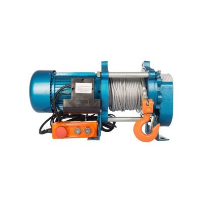 Лебедка TOR CD-1250-A (KCD-EC-1250 kg, 220В) с канатом 100 м (алюминиевый корпус) 1040698