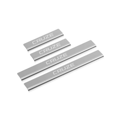 Накладки порогов AutoMax 4 шт, Chevrolet Cruze (2008-2012; 2013-2015) AMCHCRU01