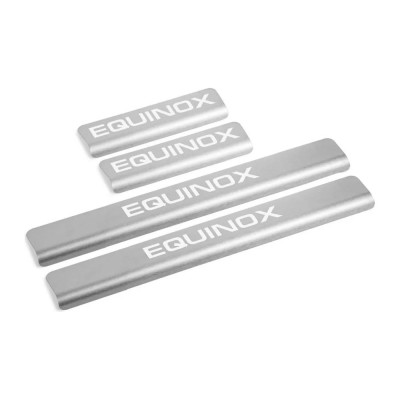 Накладки порогов AutoMax 4 шт, Chevrolet Equinox (2020-) AMCHEQU01