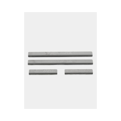 Накладки порогов AutoMax (4 шт.) Skoda Octavia 2004-2013 AMSKOCT02