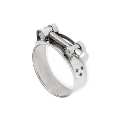 Усиленный хомут TITAN LOCK 86-91 мм, нержав.сталь (лента+болт) AISI 304 TL86-91RCSS