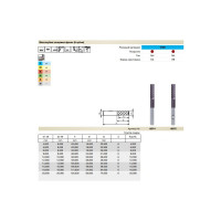 Фреза Power Mill (10 мм; Z6; тип NH; хвостовик HA; твердый сплав; Fire) Guhring 19974 10,000