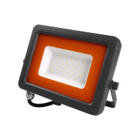 Светодиодный прожектор Jazzway PFL-S2 30Вт 6500К IP65 220–240В ДО с клапаном закаленное матовое стекло серый 2853295D