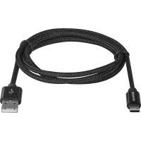 USB кабель Defender USB09-03T PRO USB2.0 Черный, AM-Type-C, 1m, 2.1A 87814