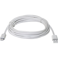 USB кабель Defender USB08-10BH USB2.0 белый, AM-MicroBM, 3м 87468