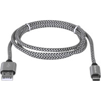 USB кабель Defender USB09-03T PRO USB2.0 Белый, AM-Type-C, 1m, 2.1A 87815