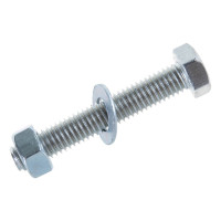 Болт НАКРЕПКО с гайкой и шайбами 5х30 100 шт. 108914