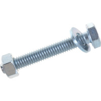 Болт НАКРЕПКО с гайкой и шайбами 6х40 75 шт. 108903