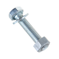 Болт НАКРЕПКО с гайкой и шайбами 6х30 100 шт. 108902