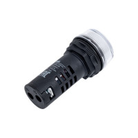 Коммутационная лампа Dekraft ЛК22-ADDS-WHI-LED-220 25121DEK