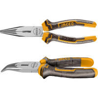 Изогнутые тонкогубцы INGCO 160мм HBNP08168