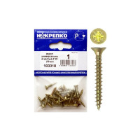 Шуруп НАКРЕПКО универсальный желтый 4х20 750 шт. 103318