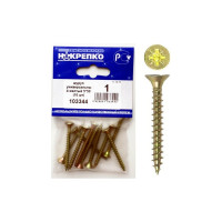 Шуруп НАКРЕПКО универсальный желтый 5х50 250 шт. 103344