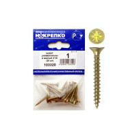 Шуруп НАКРЕПКО универсальный желтый 4х30 500 шт. 103320