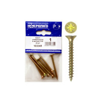 Шуруп НАКРЕПКО универсальный желтый 5х60 200 шт. 103345