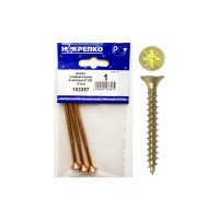 Шуруп НАКРЕПКО универсальный желтый 6х100 75 шт. 103357