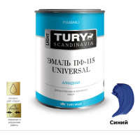 Эмаль TURY ПФ-115 Универсал синяя, 0,9 кг 2007238