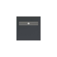 Литьевой поддон ALLEN BRAU Infinity 900x900, без сифона/накладки, антрацит 8.21001-AM 00267238