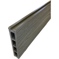 Террасная доска MasterDeck Classic Серый узкий вельвет/тиснение под дерево 3 шт 10223300