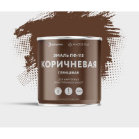 Эмаль Grom пф-115 алкидная глянцевая коричневая 1 кг. 70456