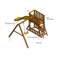 Детский игровой комплекс MoyDvor cedar summit 10702 20