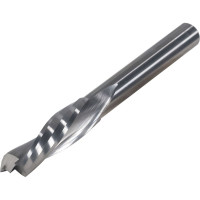 Фреза спиральная твердосплавная Z2, нижний рез, 10x32 мм, хв-к 8 мм Энкор 46683