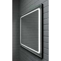 Зеркало Sansa Galaxy 120 black с подсветкой SG1058Z