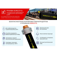 Маслобензостойкий напорный рукав TITAN LOCK "SURGUT-D", d=19 мм., -25C, NBR,, 10м TL020SR-D