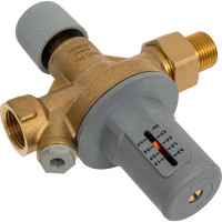 Подпиточный клапан Rvc 1/2 гш (настройка 0-6 Bar) с манометром 13618