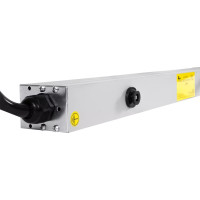 Блок силовых розеток Rem -32, вертикальный, неуправляемый, IEC 60320 С13x24, IEC 60320 С19x6, вход IEC 309, шнур 3 м, 1 463мм, однофазный 32А, автомат + индикатор, алюминий R-32-24C13-6C19-A-I-1420-3-2P
