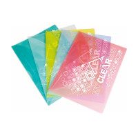 Папка на кнопке Flexoffice А4, желтая, 10 шт. FO-CBF05 YELLOW