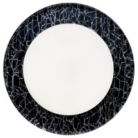 Светильник Ecola Gx53 h4 ld5310 glass стекло круг с подсветкой хром - колотый лед на черном 38x126 к+ SE53RNECH