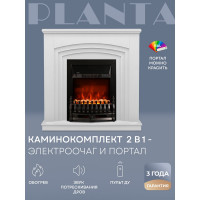 Электрокамин с порталом Planta каминокомплект PORT022W-FS400B