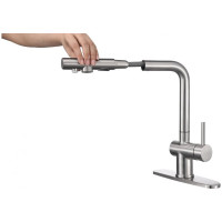 Кухонный смеситель EMAR из нержавеющей стали ЕСВ 7020 сатин