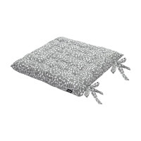 Подушка на стул Tkano коллекция Scandinavian touch из хлопка серого цвета с принтом Спелая Смородина, 4 TK24-CP0007