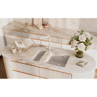 Кухонная мойка ULGRAN Quartz Under песок 160-10