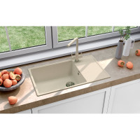 Кухонная мойка ULGRAN Quartz Prima песок 860-10