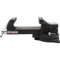 Тиски стальные поворотные с наковальней Rockforce 6" (150мм) RF-6540106(60514)