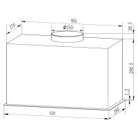 Кухонная вытяжка Hietzel CHB 5214R BL H51