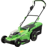 Аккумуляторная газонокосилка TRUEGREEN ширина скашивания 43 см,20 В без аккумулятора и ЗУ TG8A107-J