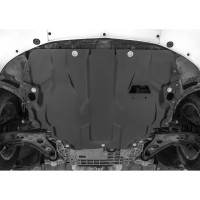 Защита картера + КПП + комплект крепежа AutoMax сталь, SEAT Altea; SEAT Altea (Freetrack); SEAT Leon; SEAT Cordoba; SEAT Toledo; Skoda Yeti; Skoda AM.5107.1